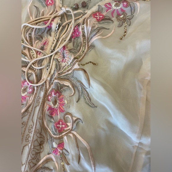 Embroider Dress Made In French size 1 - Picture 2 of 9